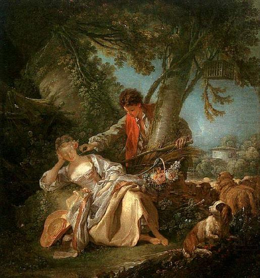 Francois Boucher The Interrupted Sleep china oil painting image